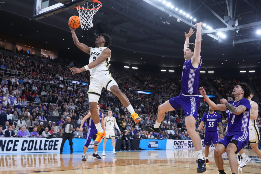 Purdue guard Myles Colvin in action.
