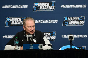 Michigan State head coach Tom Izzo.