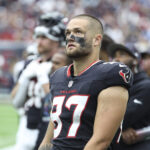 Houston Texans TE Cade Stover.