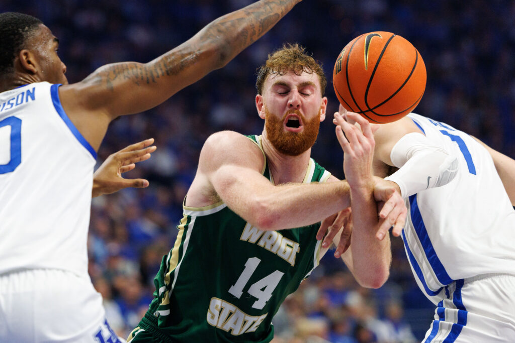 Brandon Noel shown in a Wright State game.