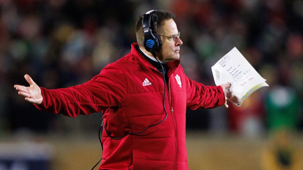 Indiana head coach Curt Cignetti.