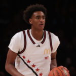 Alijah Arenas playing in the McDonald's All-America game.