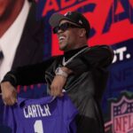 Abdul Carter is selected by the New York Giants.