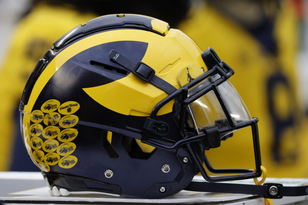 Michigan helmet is shown.