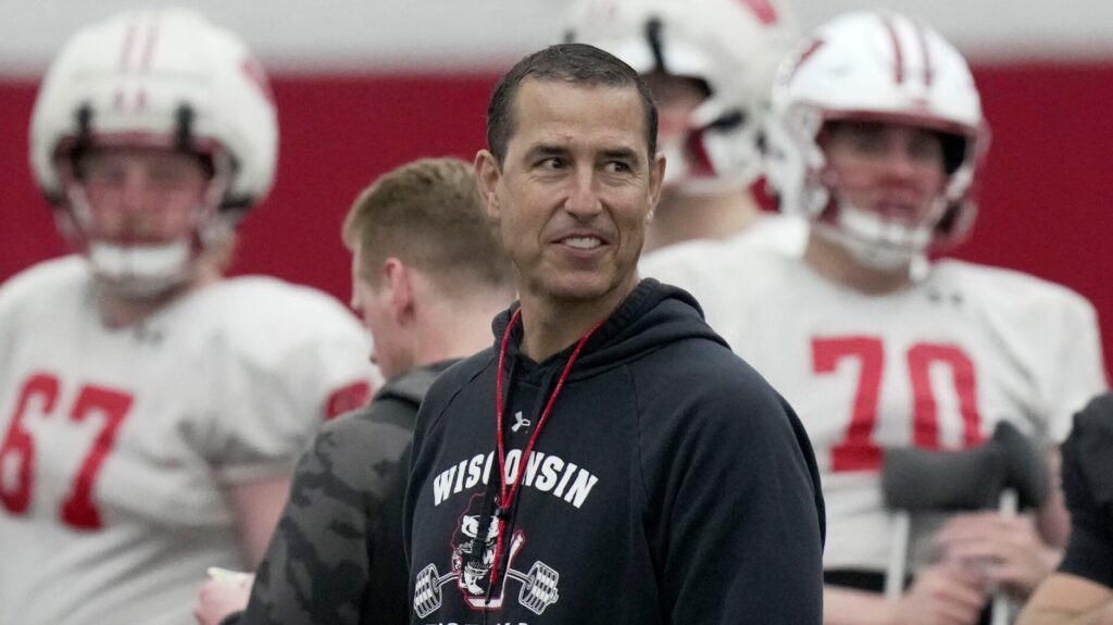 Wisconsin head coach Luke Fickell.