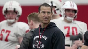 Wisconsin head coach Luke Fickell.