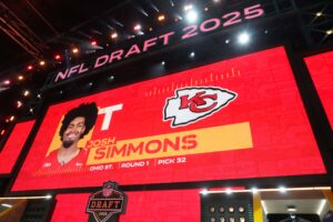 Kansas City Chiefs draft pick Josh Simmons.