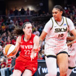 Caitlin Clark in action.