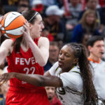 Caitlin Clark in action.