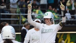 Oregon star Emma Cox.