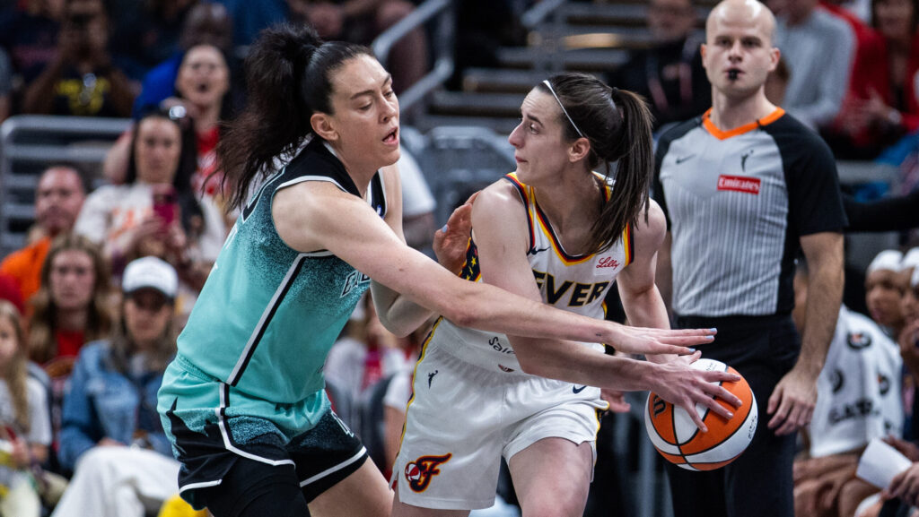 Caitlin Clark vs. the Liberty.