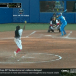 NiJaree Canady pitches vs. UCLA.