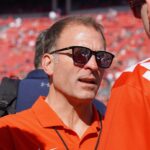 Ohio State AD Ross Bjork before a game.