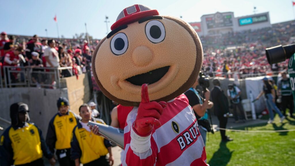 Ohio State mascot Brutus.