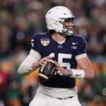 Penn State QB Drew Allar in action.