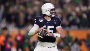 Penn State QB Drew Allar in action.