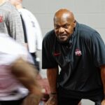 Ohio State DL coach Larry Johnson.