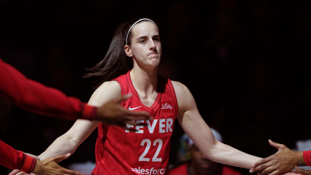 Indiana Fever guard Caitlin Clark.