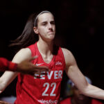 Indiana Fever guard Caitlin Clark.