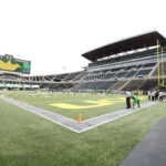 A general view of Autzen Stadium.