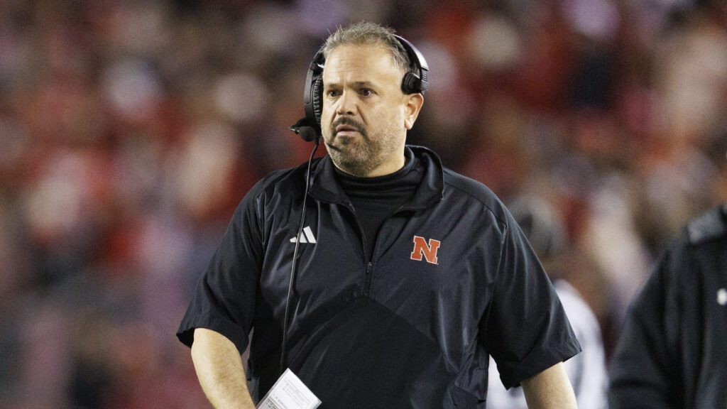 Nebraska head coach Matt Rhule.