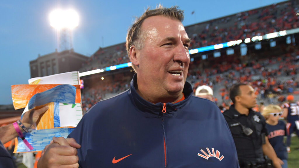 Illinois head coach Bret Bielema.