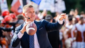 Kirk Herbstreit on set of 'College GameDay.'