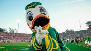 Oregon Ducks mascot.