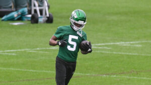 New York Jets wide receiver Garrett Wilson.
