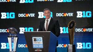 Big Ten commissioner Tony Petitti.