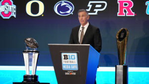 Big Ten commissioner Tony Petitti.