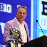 Jedd Fisch speaks at Big Ten Media Days.