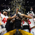 Ohio State celebrates the national title.