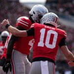 Julian Sayin against Penn State.