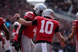 Julian Sayin against Penn State.