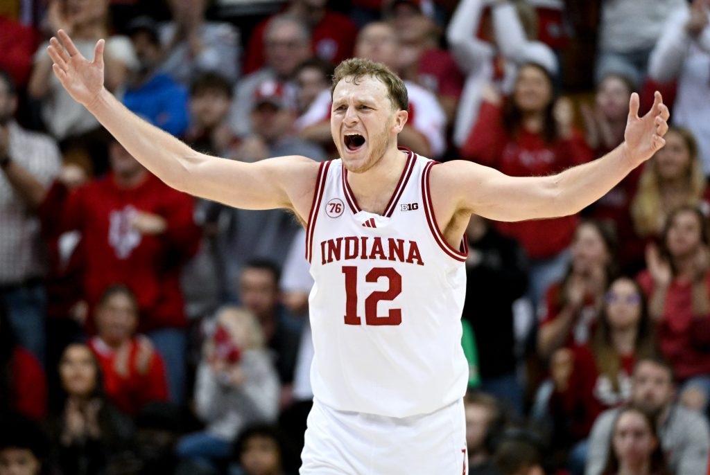 Indiana hosts Iowa on Saturday.