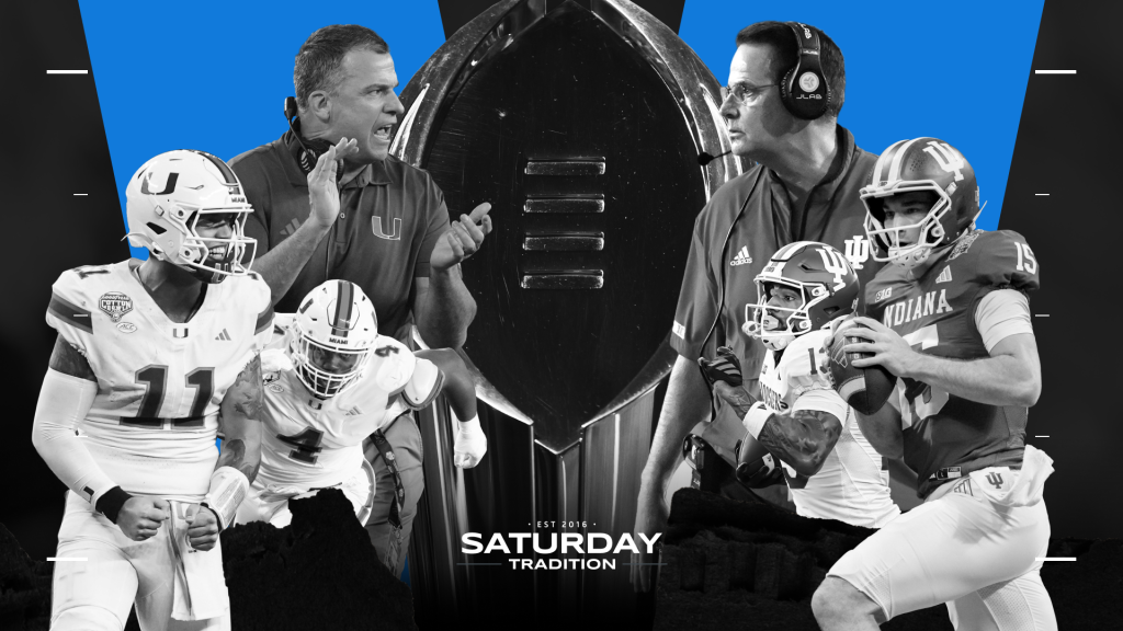 Indiana vs Miami in national championship game.
