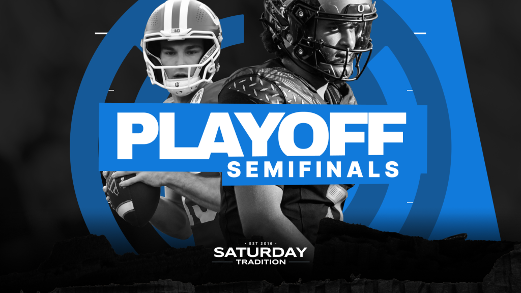 Indiana vs Oregon in the Playoff semifinals.