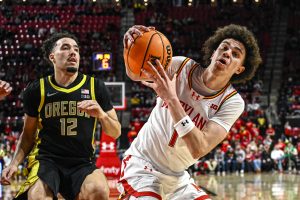 Oregon takes on Maryland in the opening game of the B1G Tournament.