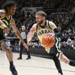 Michigan plays Purdue in basketball.