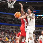 Bruce Thornton defends Michigan Wolverines guard Elliot Cadeau