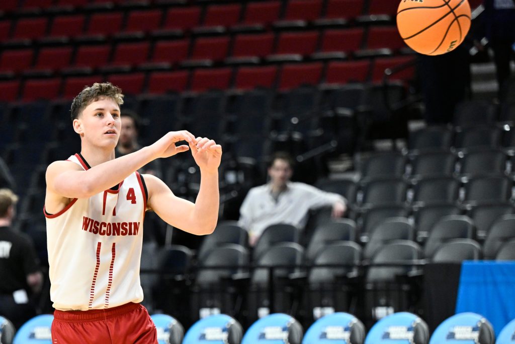 Wisconsin takes on High Point in the NCAA Tournament.