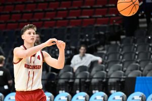 Wisconsin takes on High Point in the NCAA Tournament.