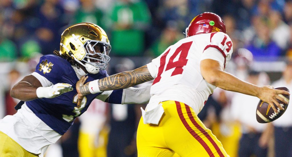 USC vs. Notre Dame.