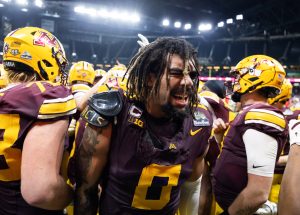 Minnesota defensive lineman Anthony Smith.