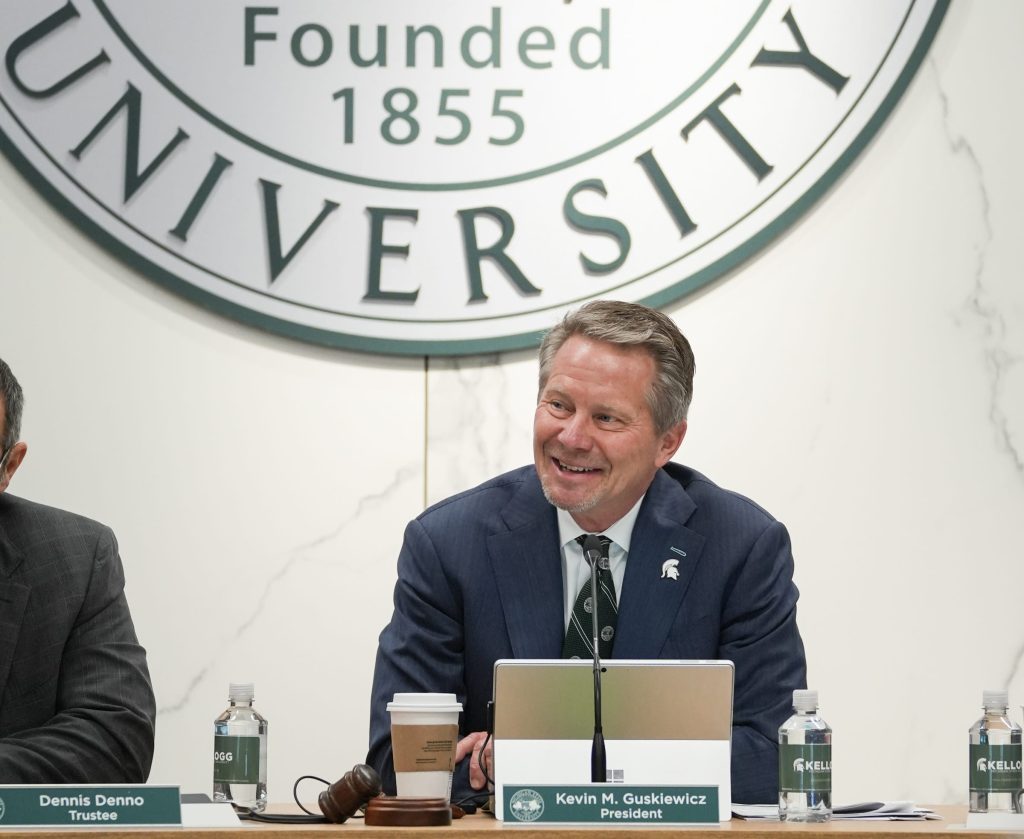 Kevin Guskiewicz, Michigan State president.