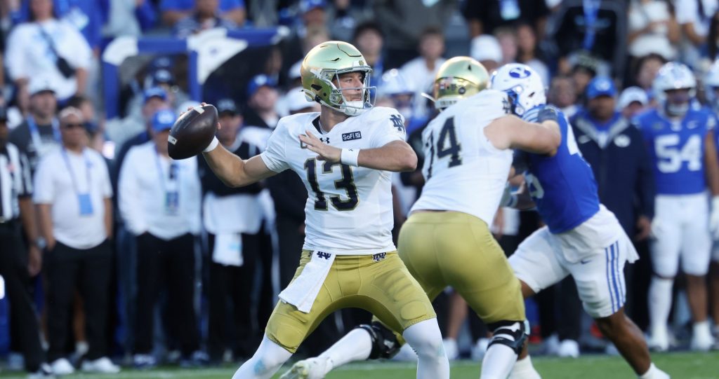 CJ Carr, Notre Dame.