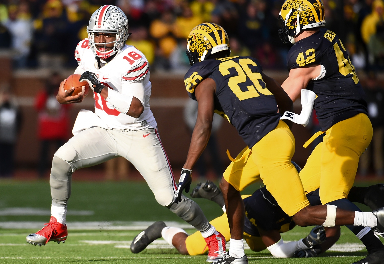 Here are the spreads for Michigan, Ohio State in possible playoff matchups