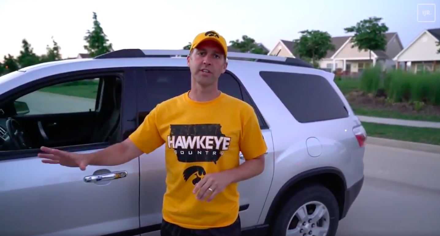 WATCH Nebraska Senator pays up for bet, drives Uber in Iowa wearing