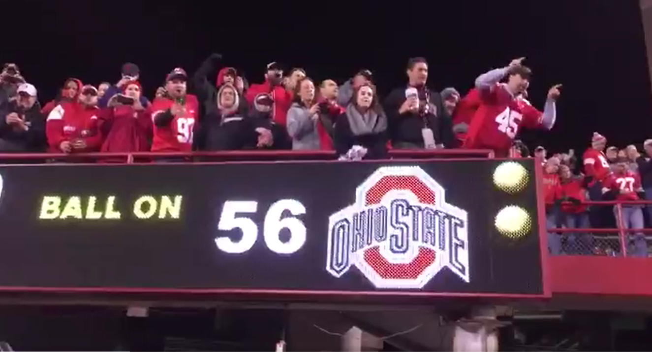 WATCH Ohio State fans chant 'Beat Penn State' after win against Nebraska